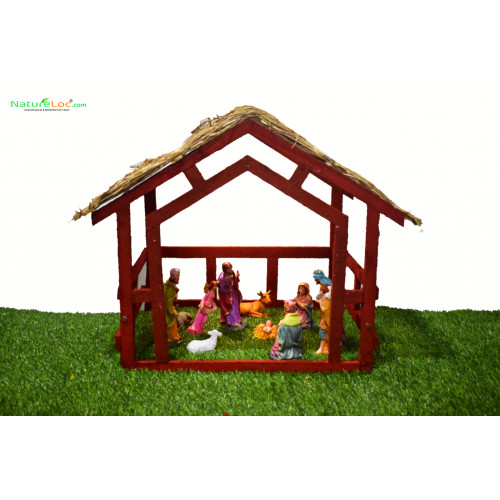 Christmas Nativity set  - With crib | DIY